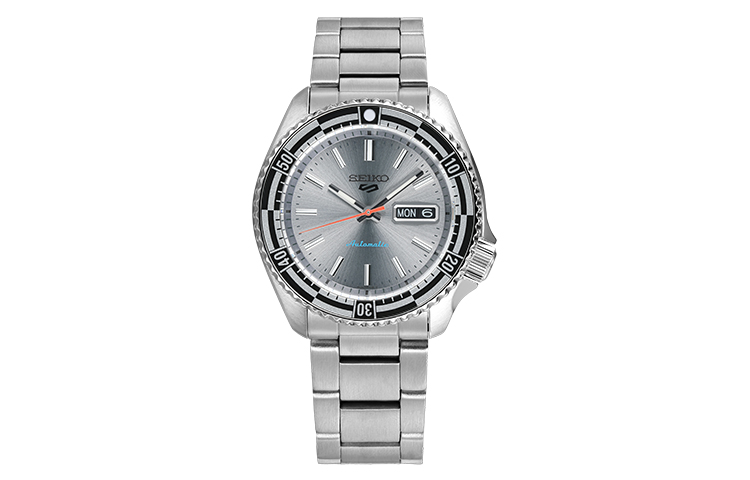 

SEIKO Часы 5 Sports Collection Automatic Mechanical Movement Stainless Steel Strap Watch Men's Watch Silver Dial, Silver Dial