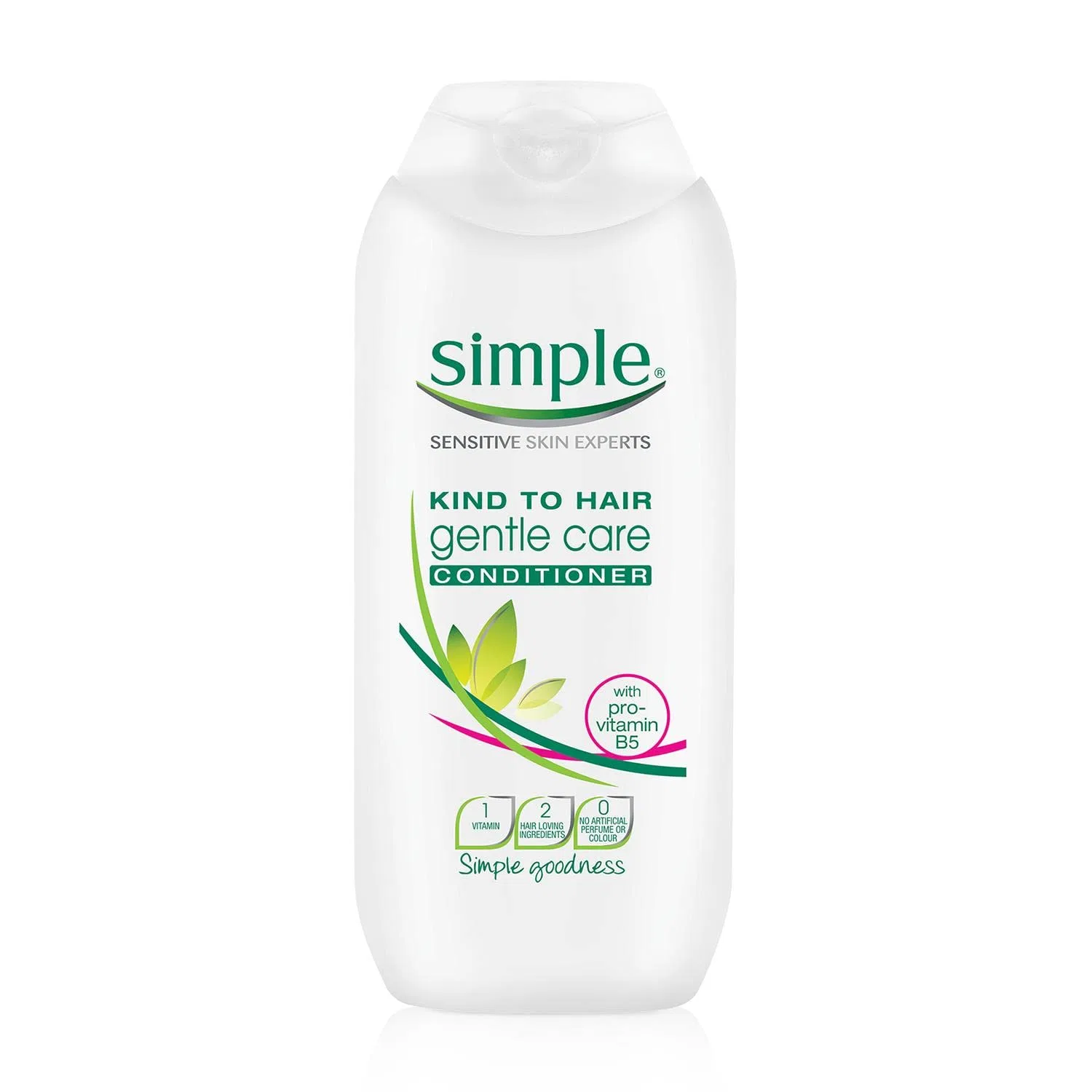 Кондиционер для бережного ухода за волосами «Kind To Hair Gentle Care» от Simple, 200 мл Simple — фото 2
