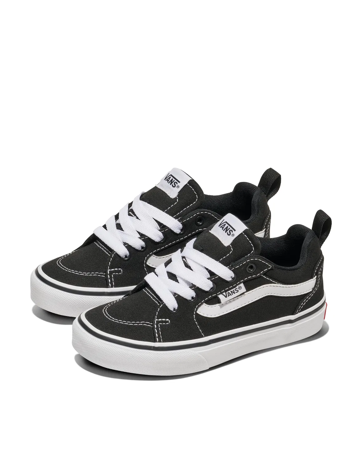 Детские высокие кеды для мальчиков Filmore Vans, Black And White — фото 2