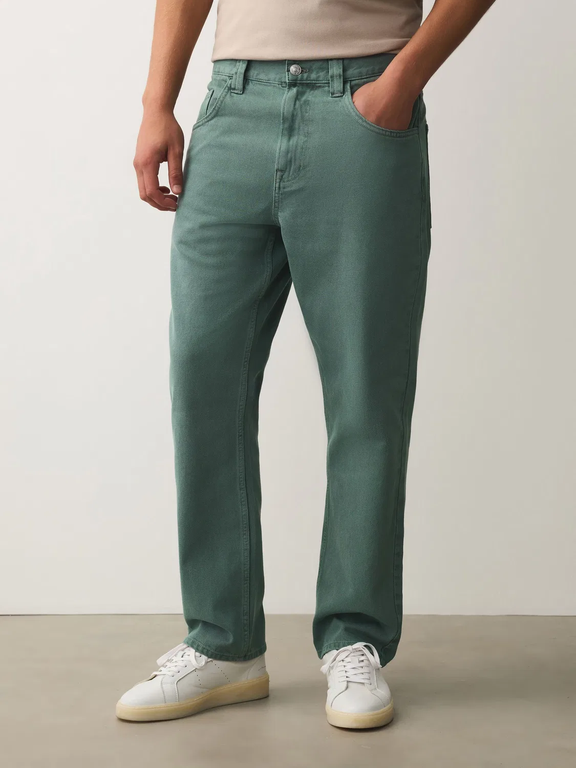 Джинсы прямого кроя Sage Green Next