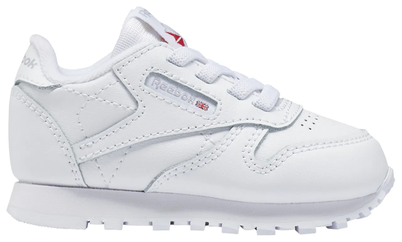 Кроссовки для мальчиков Classic Leather Reebok, белый