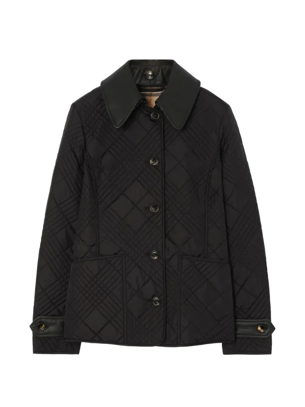 Стеганая куртка Fernleigh Burberry, черный