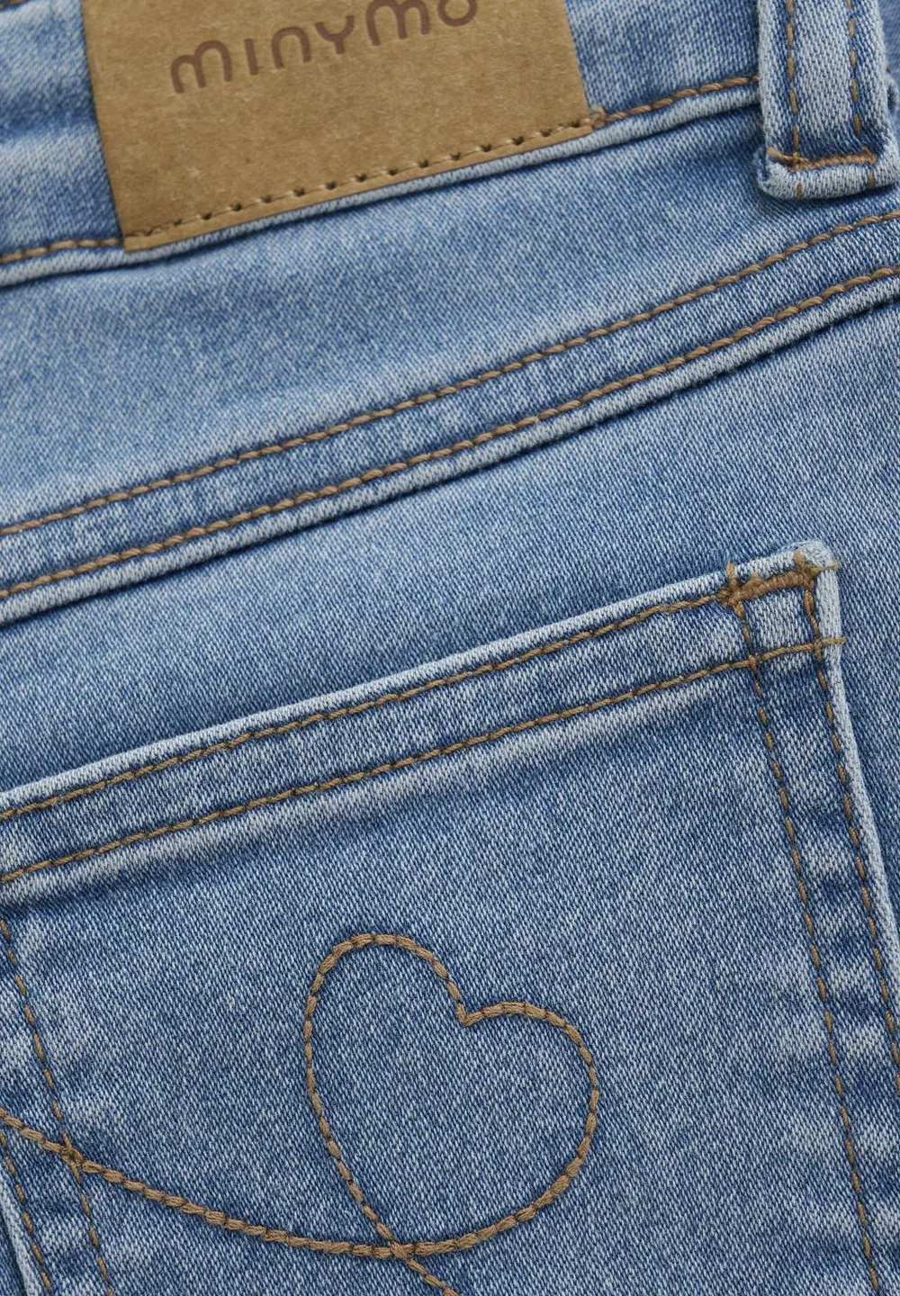 Джинсы Mijeans широкого кроя свободного кроя - прямые штанины Minymo, Light Dusty Blue — фото 3