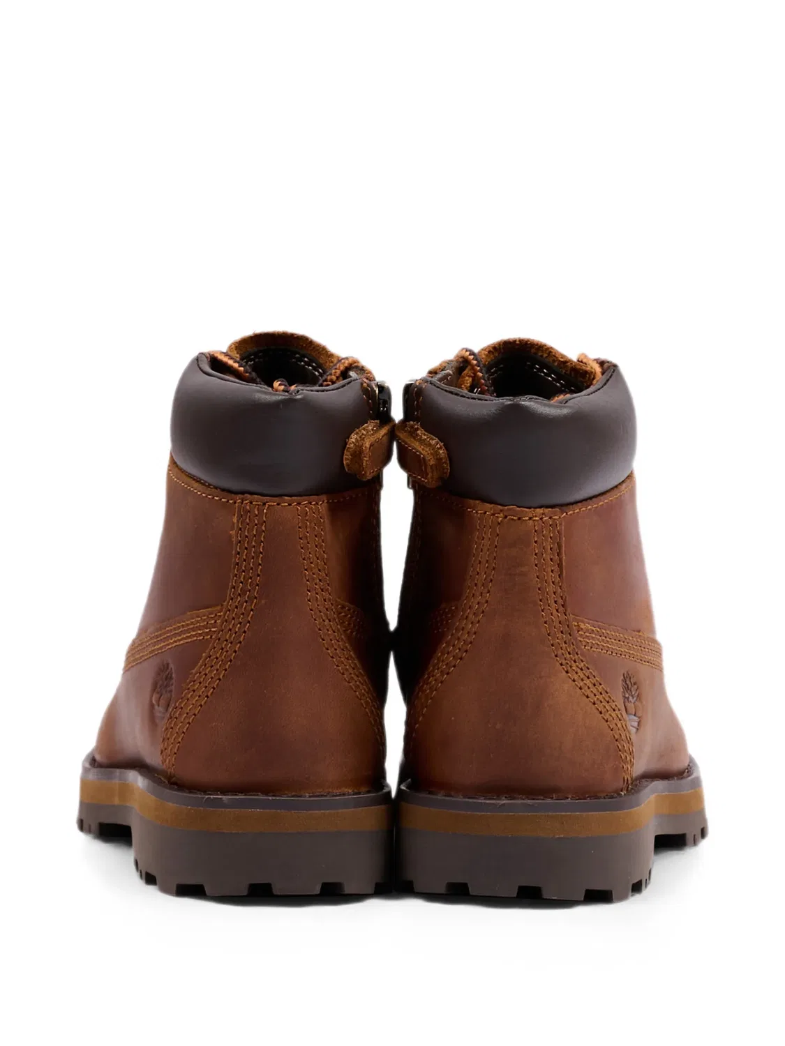 Ботинки с тисненым логотипом Timberland Kids, коричневый — фото 3