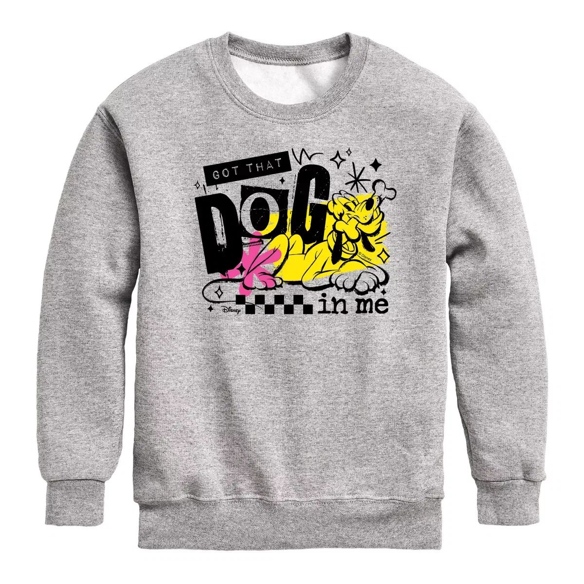 Детский свитшот с принтом Got That Dog In Me Disney Athletic Heather