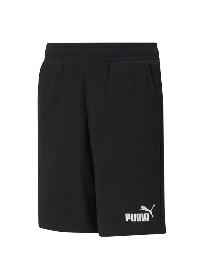 Шорты из футера с боковыми карманами Essentials Puma, черный