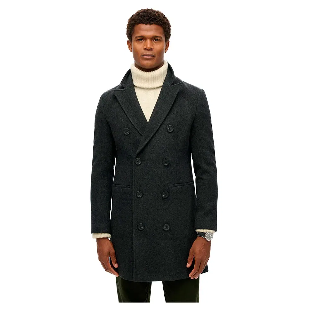 Пальто Merchant Town Superdry, черный