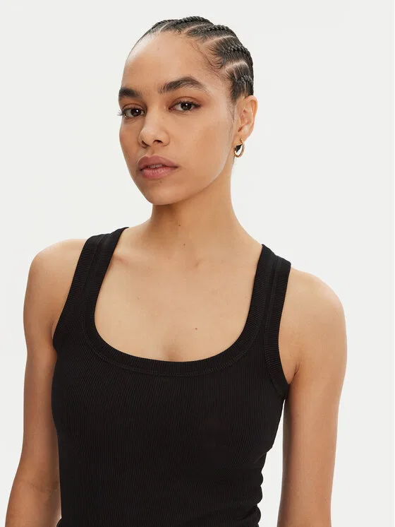 Топ regular fit Jacquemus, черный — фото 4