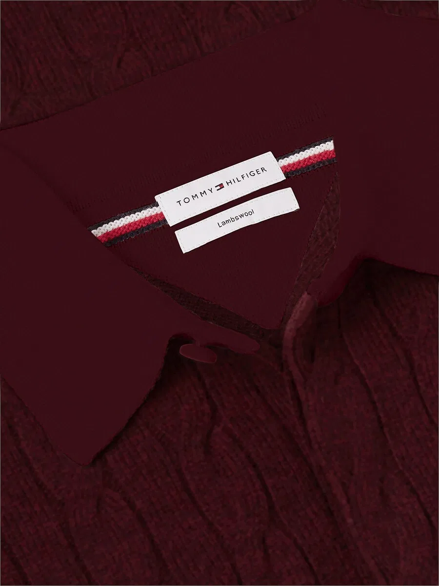 Свитер TOMMY HILFIGER цвета Auburn — фото 3