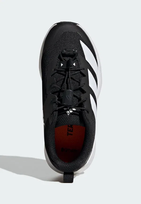 Кроссовки Agravic унисекс для бега по неровным поверхностям Adidas Terrex, белый/черный/оранжевый — фото 3