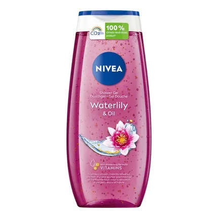 Гель для душа с масляными капсулами NIVEA Waterlily & Oil, 250 мл