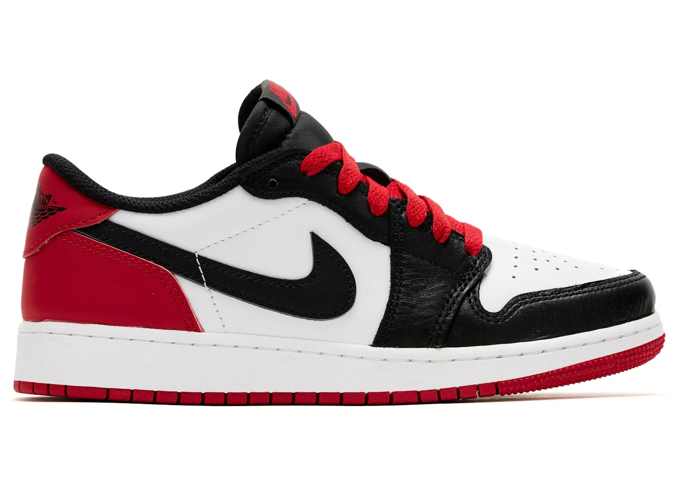 Детское кроссовки Lifestyle Jordan 1 Retro Low OG Jordan, White/Varsity Red/Black