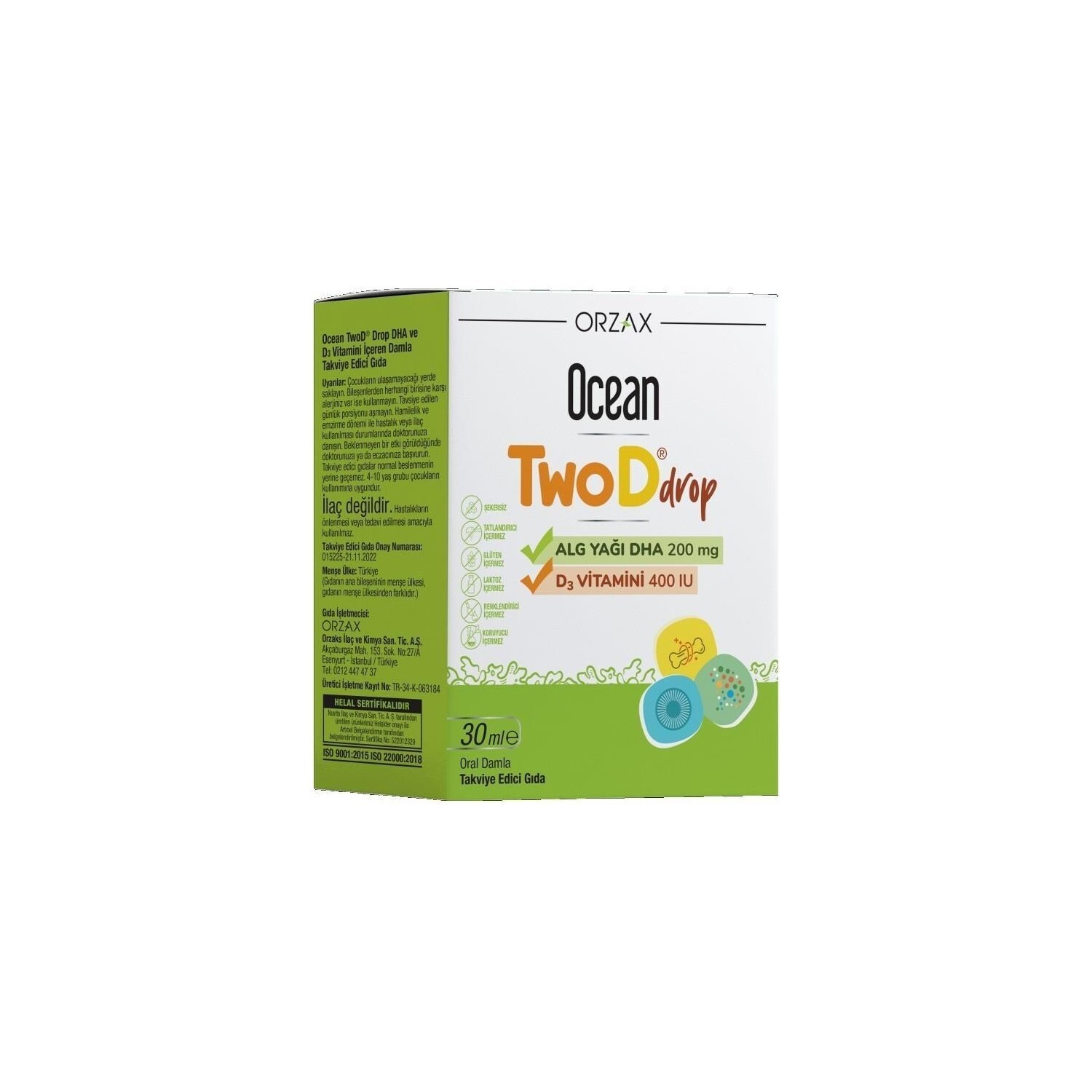 

Капли Orzax Ocean Twod Drop, 30 мл