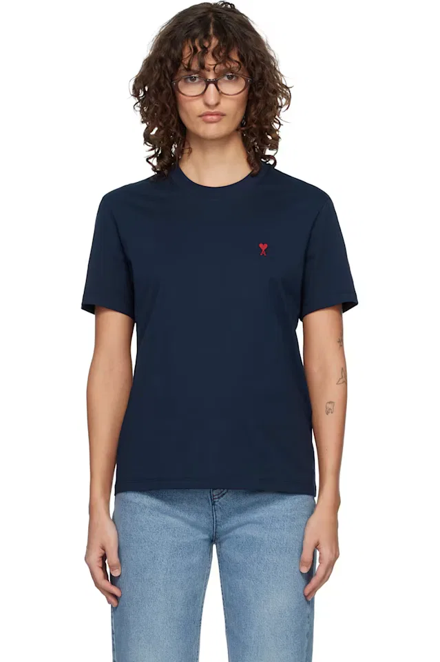 Футболка Navy Ami Paris