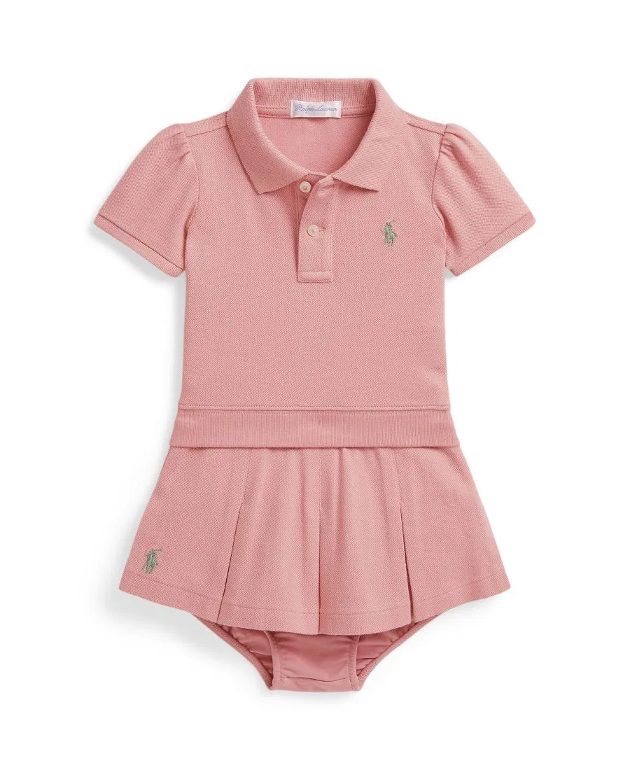Комплект из 2 предметов: поло из сетки и юбка-шорты Polo Ralph Lauren, Adirondack Rose