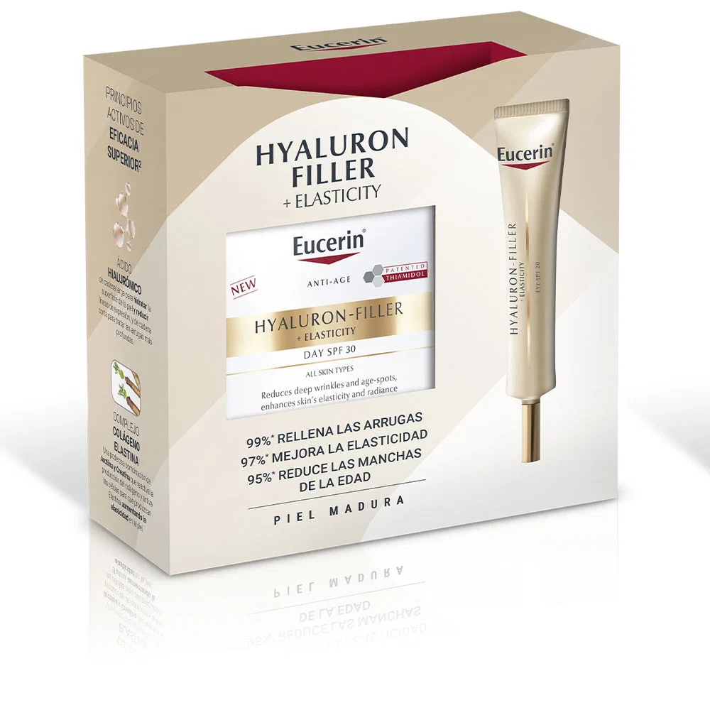 Набор антивозрастных средств Hyaluron Filler + Elasticity День SPF30 Eucerin
