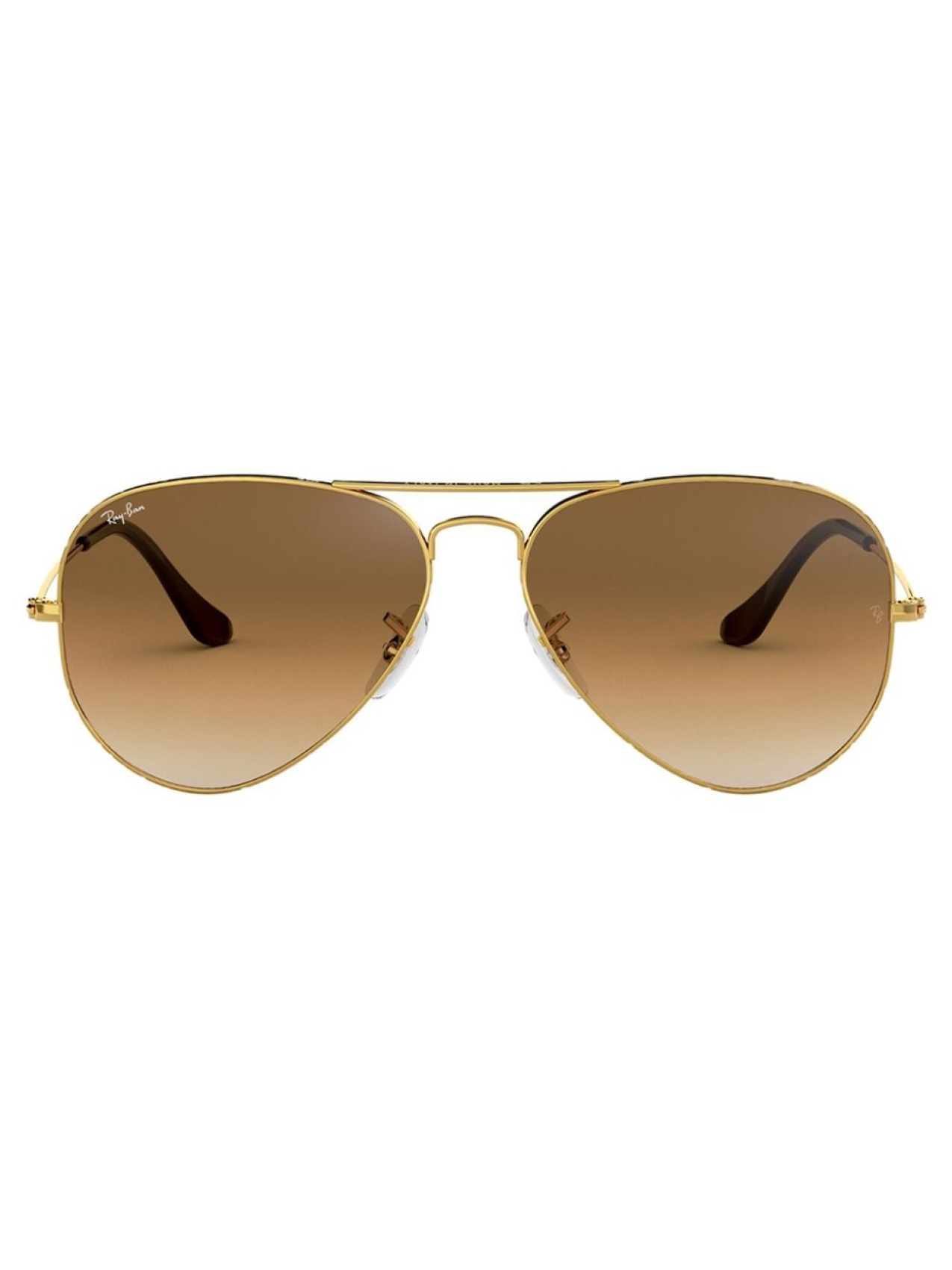 

Ray-Ban солнцезащитные очки-авиаторы, коричневый