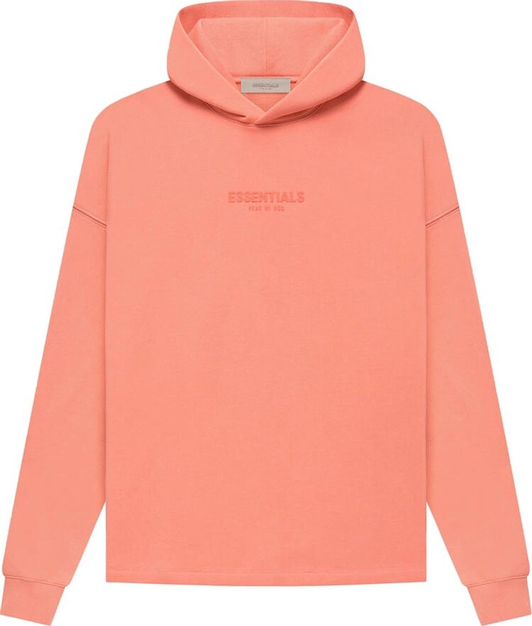 

Худи Fear of God Essentials Relaxed Hoodie 'Coral', оранжевый