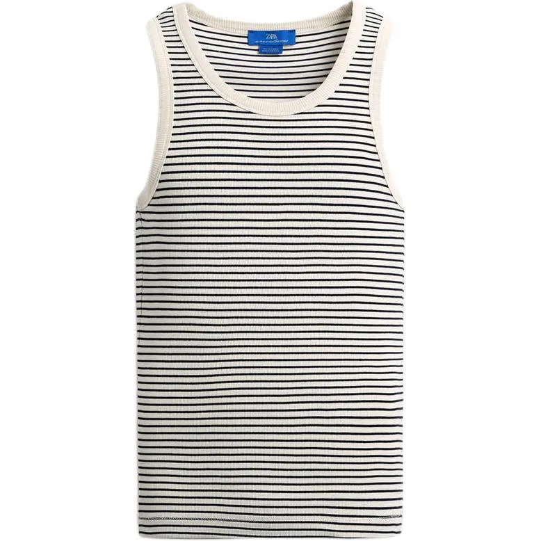 Мужская майка Aaron Levine, ZARA, Nude/Blue