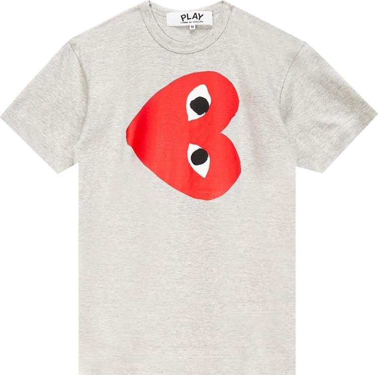 

Футболка Comme des Garçons PLAY Sideways Heart Tee 'Grey', серый