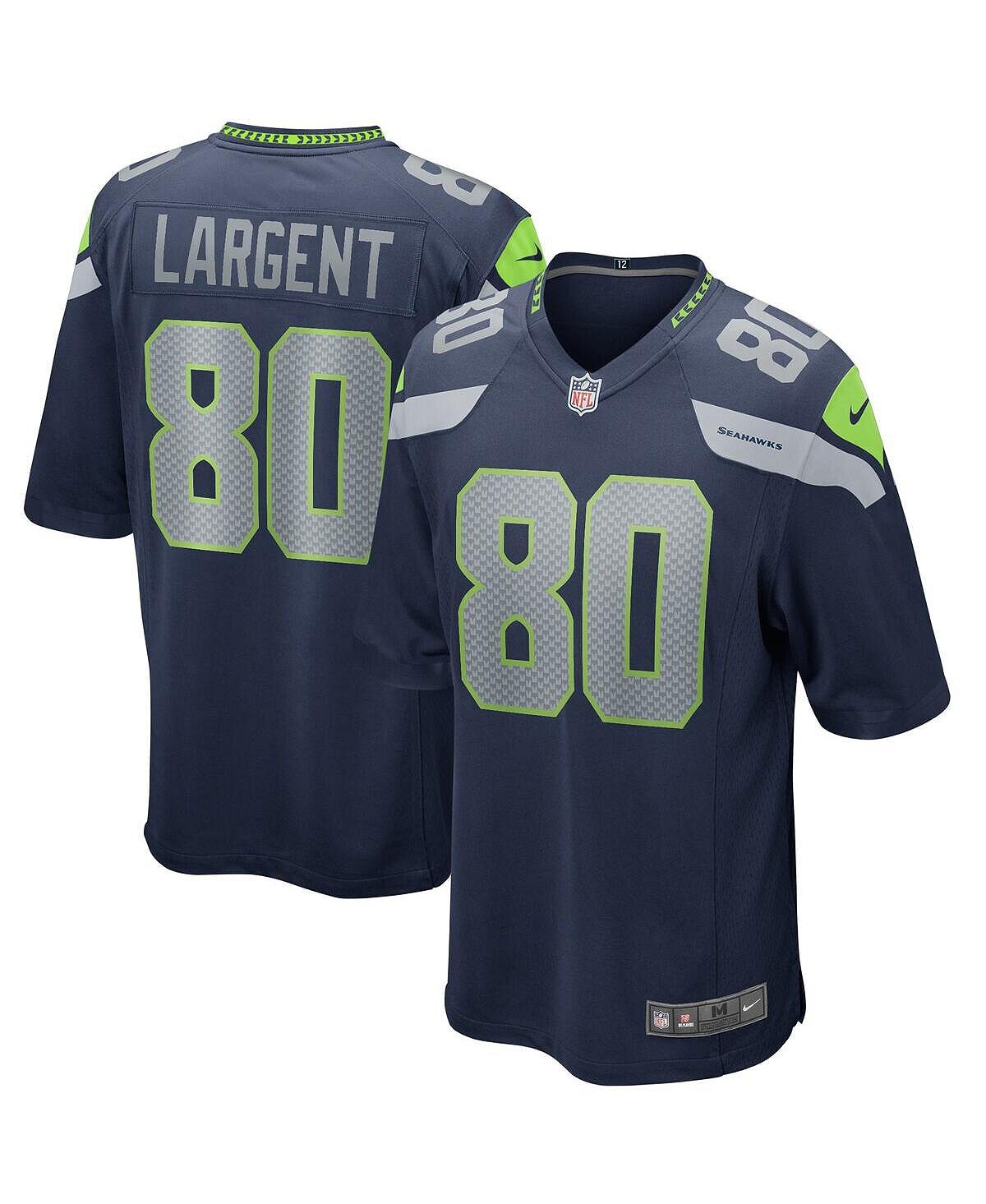 

Мужская футболка steve larget college navy seattle seahawks game для пенсионеров Nike, синий