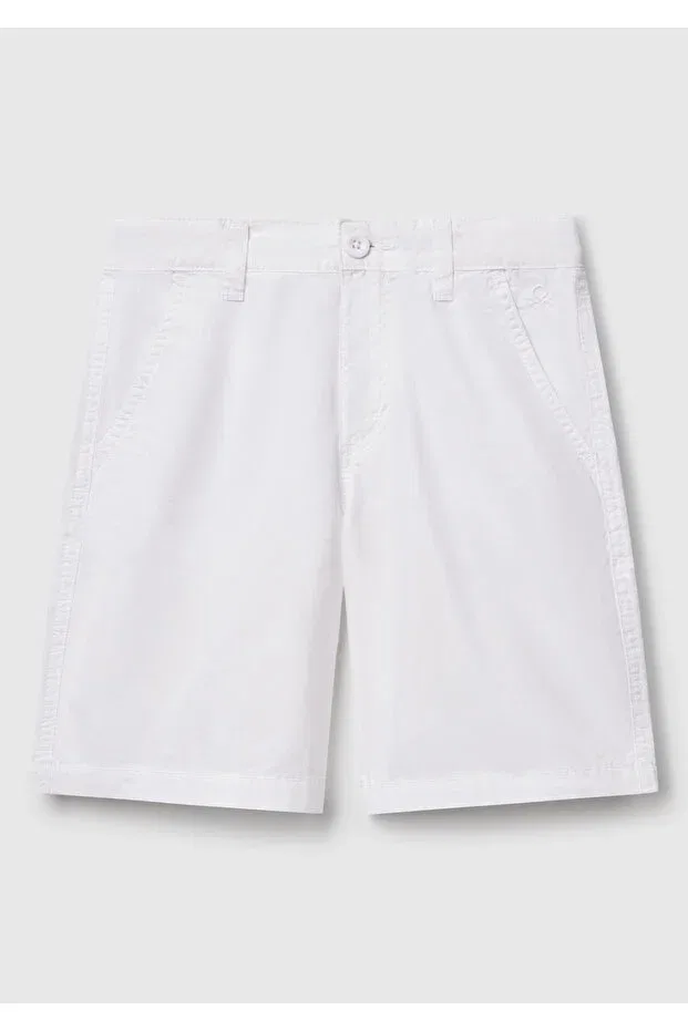 Детские шорты джинсовые United Colors Of Benetton, White