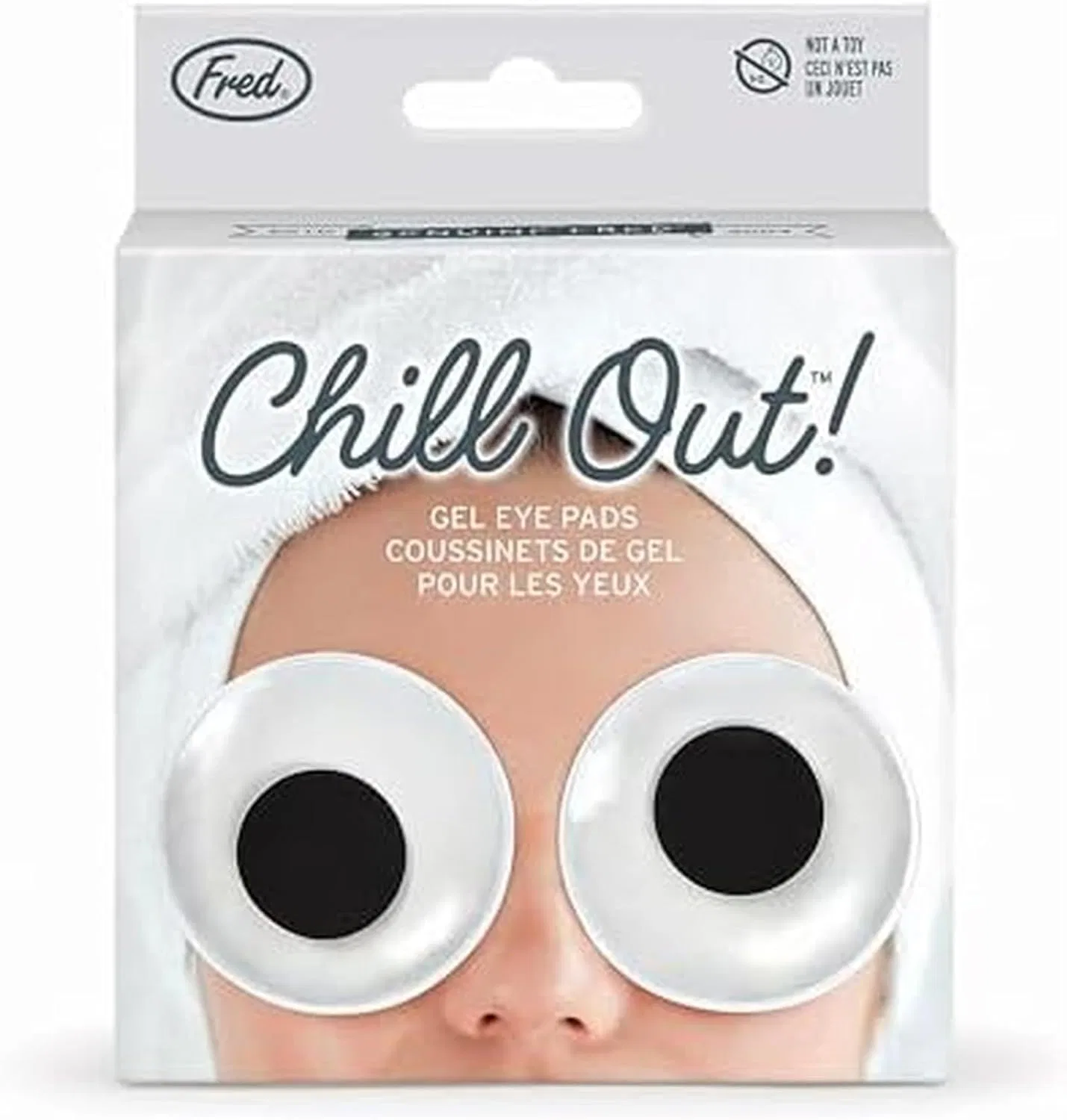 Гелевая маска для глаз Chill Out Googly Eyes Genuine Fred, 2 шт, ассорти
