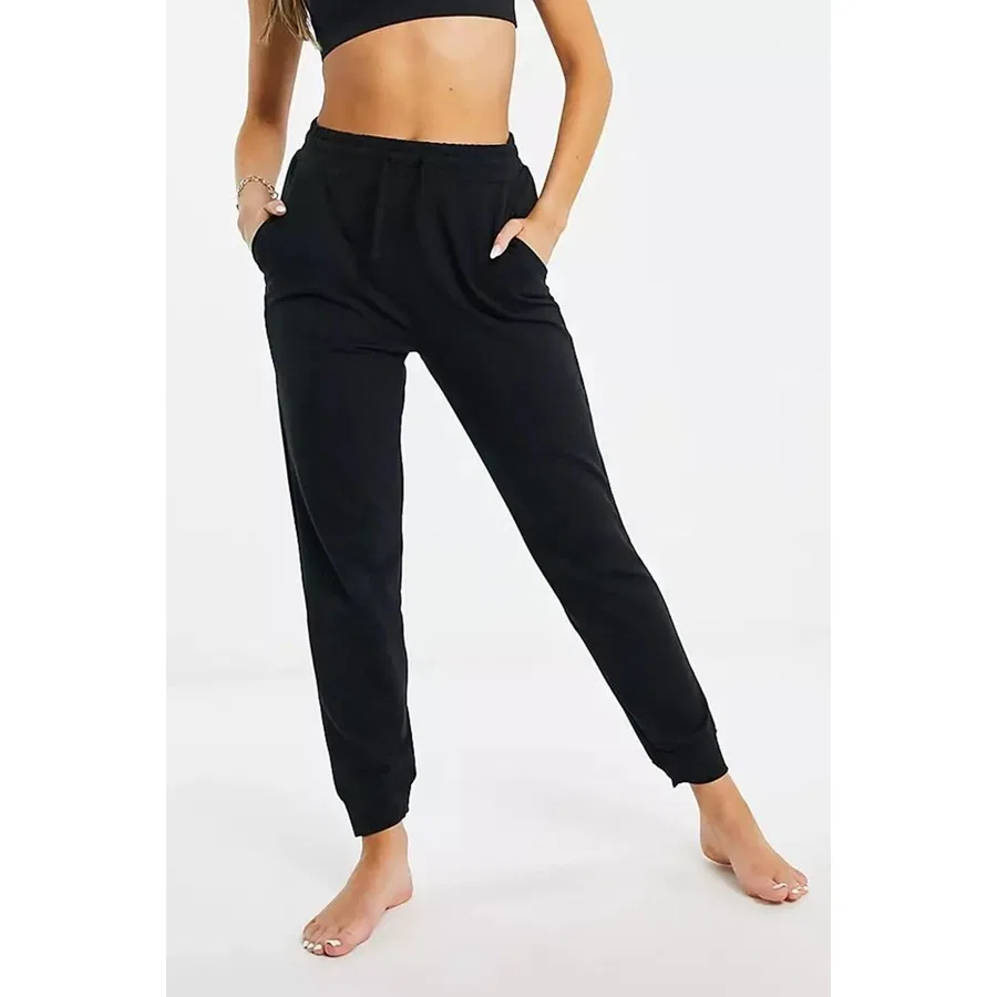 Женские джоггеры 7/8 Yoga Dri-FIT Fleece Nike, Черный
