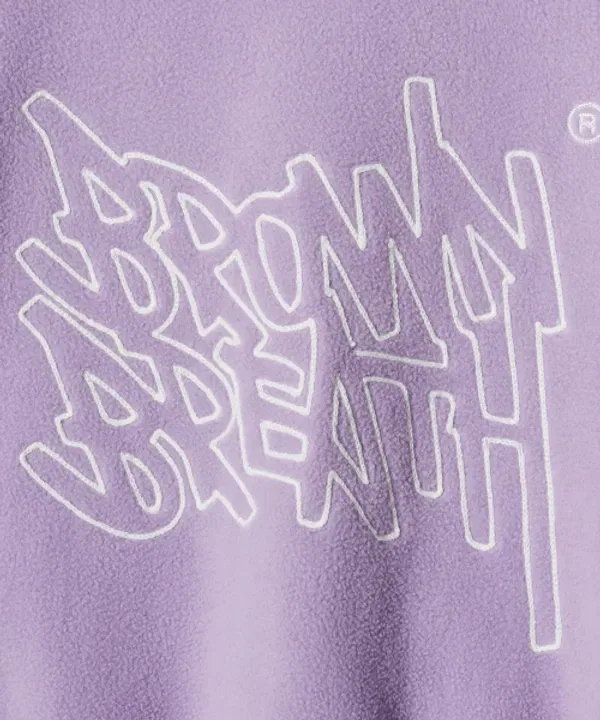 Худи детское с вышивкой цепным стежком, Brownbreath Kids, фиолетовый — фото 4