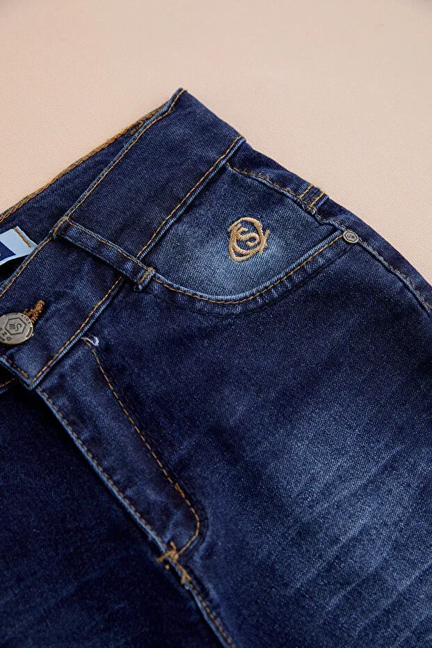 Детские шорты джинсовые Fulla Moda, Navy Blue — фото 2