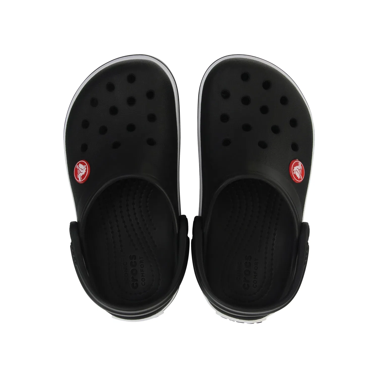 Кроксы детские без задника Crocband Clob Crocs, черный — фото 4