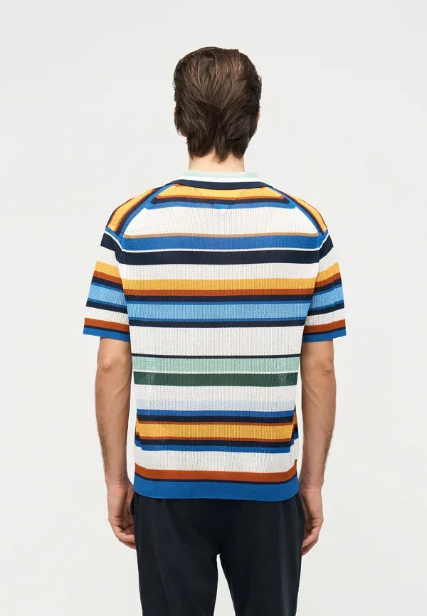 Поло с коротким рукавом Summer resort Tommy Hilfiger Regal Blue, Multi, синий/мультиколор — фото 2