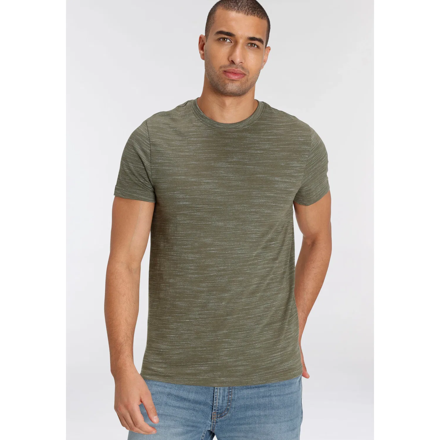 Детская футболка с коротким рукавом meliert AJC, Khaki Meliert