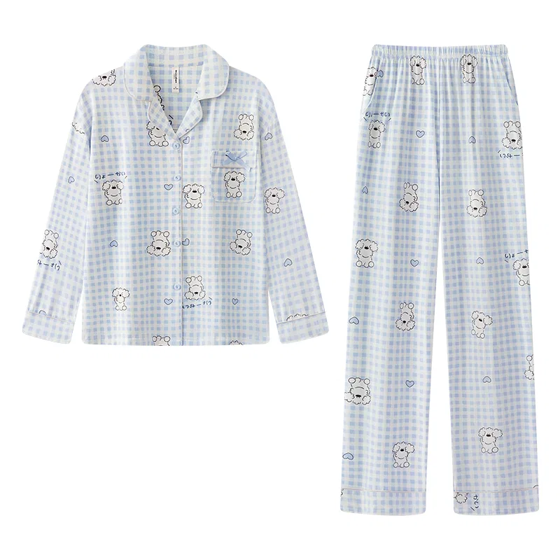 Комплект пижам детский с принтом x Miiiiichan, Gongdie, Blue-Women's