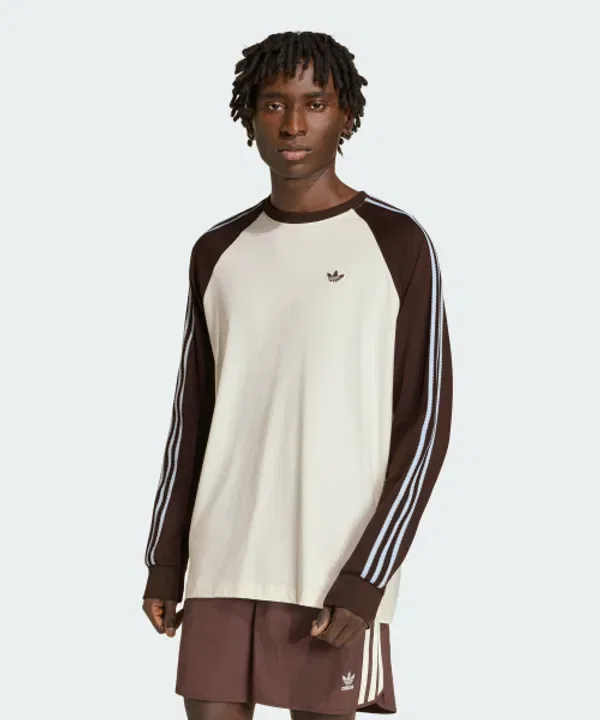 Футболка с длинным рукавом Britcore Cali, Adidas, белый — фото 2