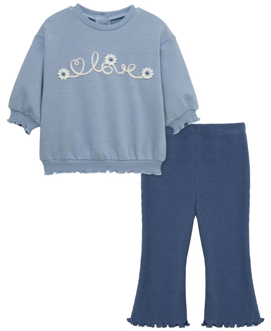 Комплект свитшот и леггинсы Little Me, Blue