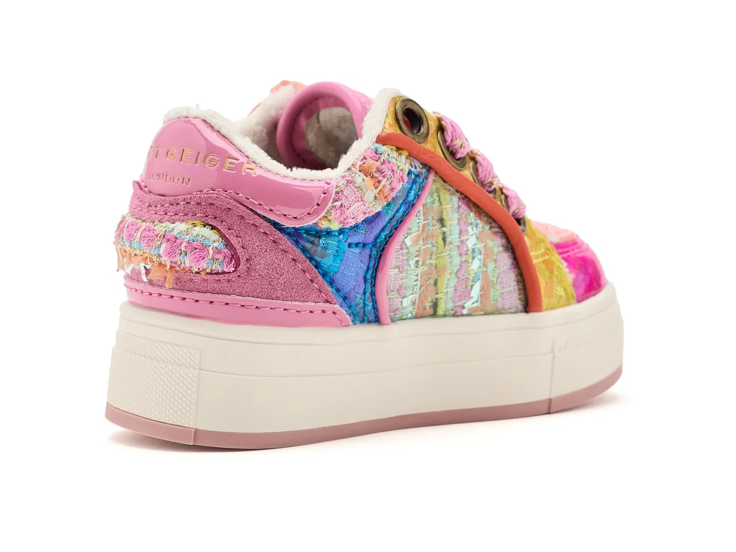Кроссовки Mini Southbank Tag (для малышей) Kurt Geiger London Kids, Pink Multi — фото 4