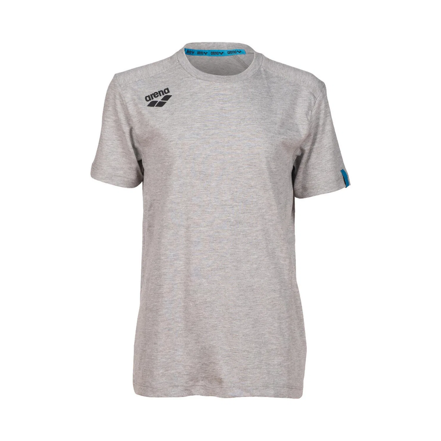 Детская футболка с принтом Team T-Shirt Panel Arena, Grau Blaugrau Grau