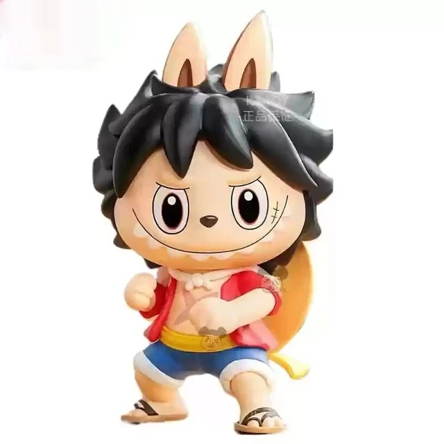 

Фигурка POP MART Labubu The Monsters X One Piece Monkey D. Luffy, черный