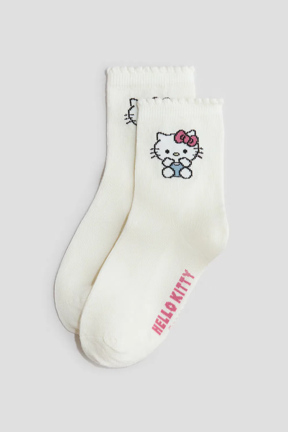 Набор из 5 носков с рисунком H&M, Rosa/Hello Kitty — фото 2