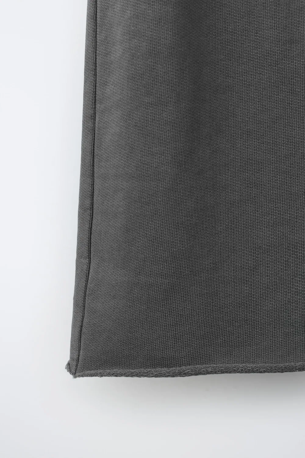 Простые бермудские шорты ZARA, Anthracite Grey — фото 4