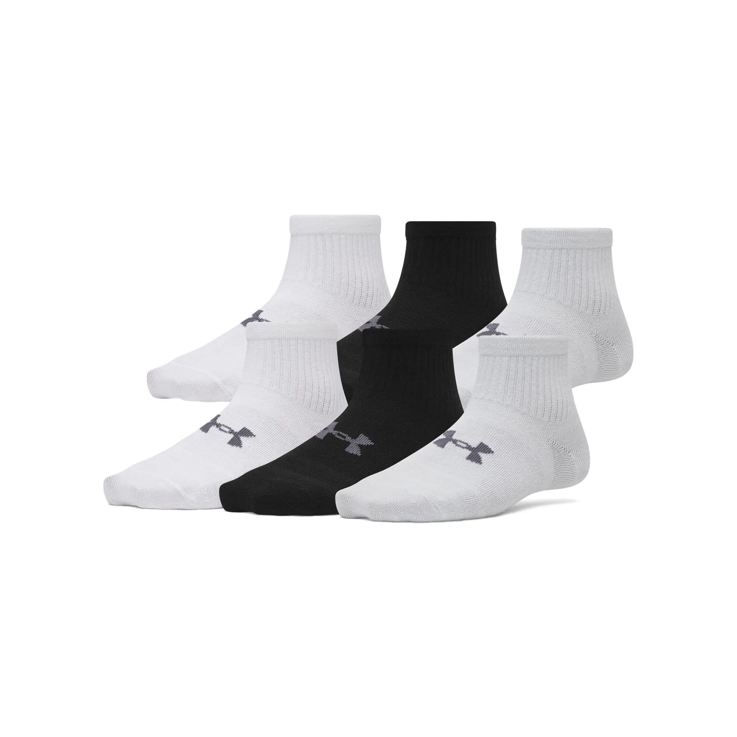 Детские носки с технологией UA Essential 6pk Qtr Under Armour, Grau