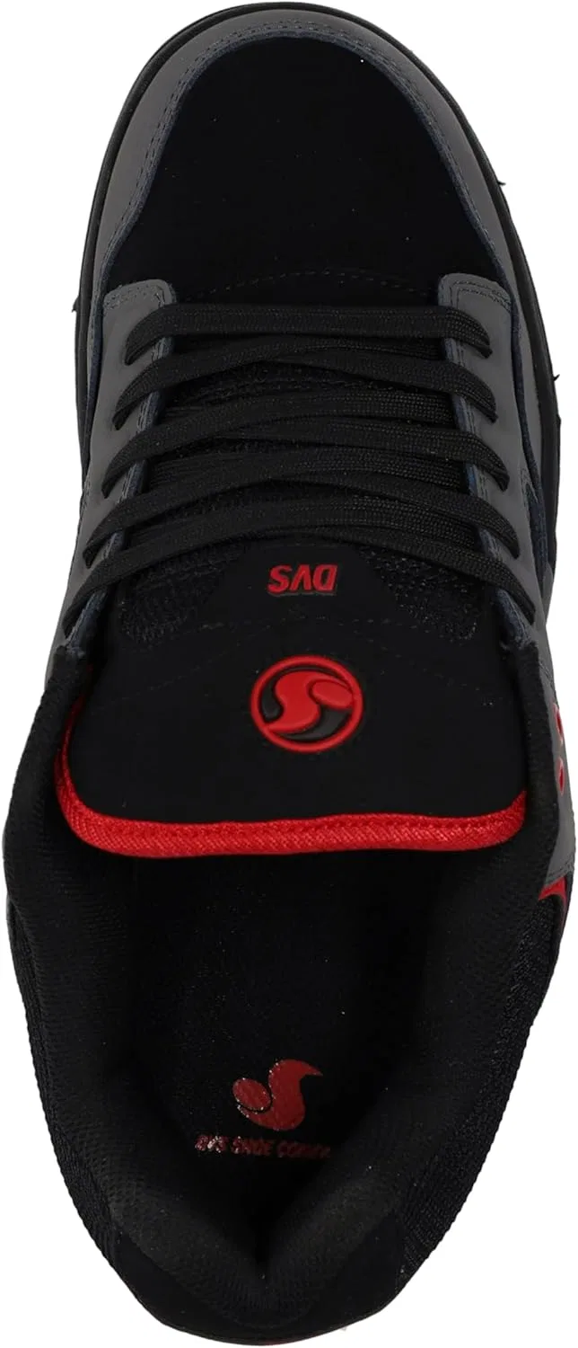 Кроссовки для скейтбординга DVS Enduro HEIR, цвет Charcoal/Black/Red — фото 2