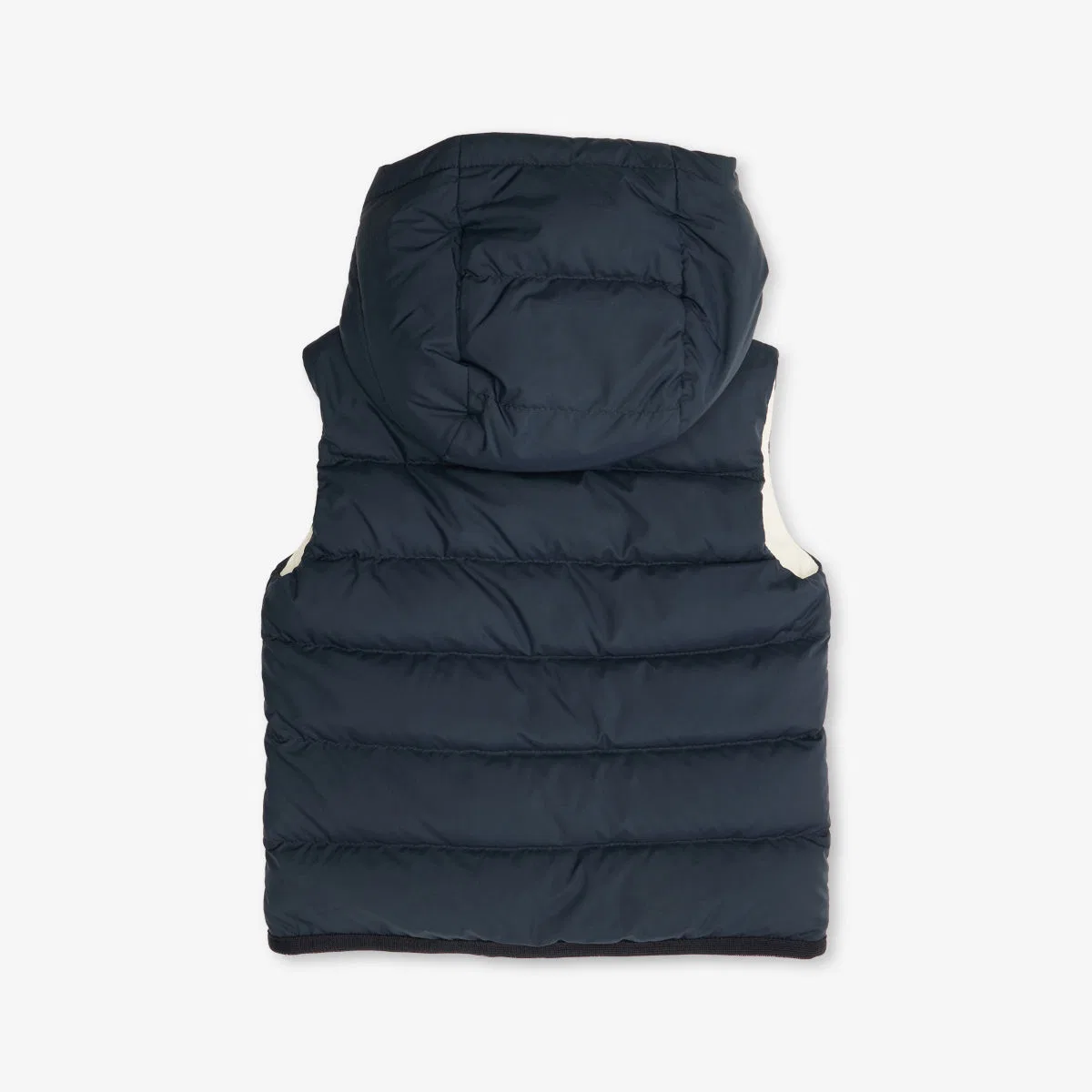 Тканый жилет Pax с капюшоном, размер 6 месяцев - 3 года Moncler, голубой — фото 3
