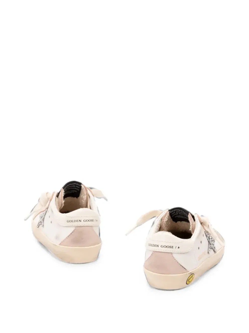 Кроссовки Super Star из кожи Golden Goose Kids, розовый — фото 2