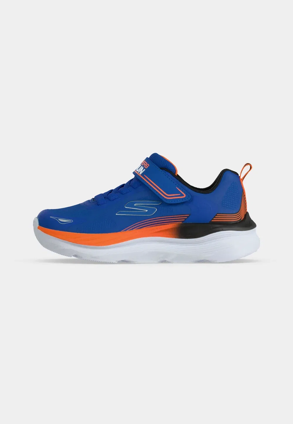 Max run - кроссовки Skechers Performance, Blue/Orange — фото 2