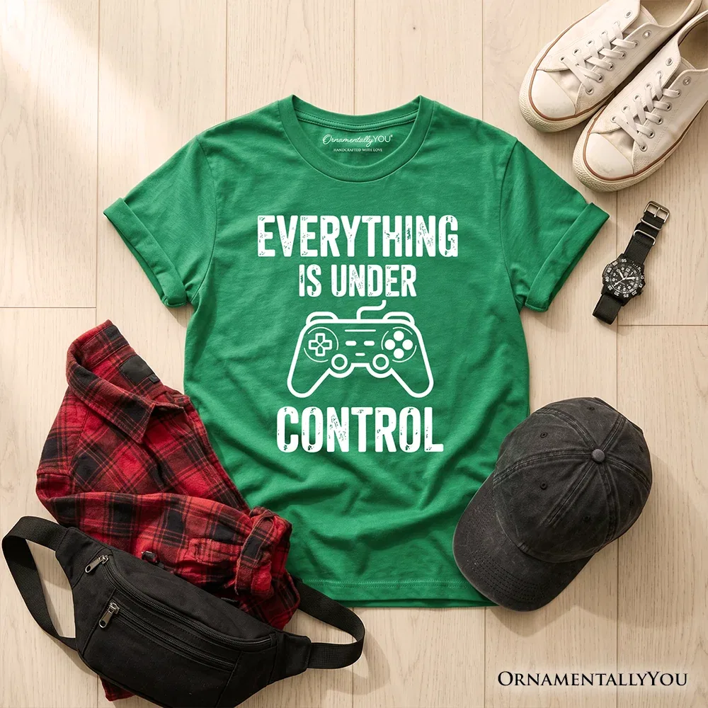 Детская футболка с принтом игрока Everything Is Under Control OrnamentallyYou, Irish Green