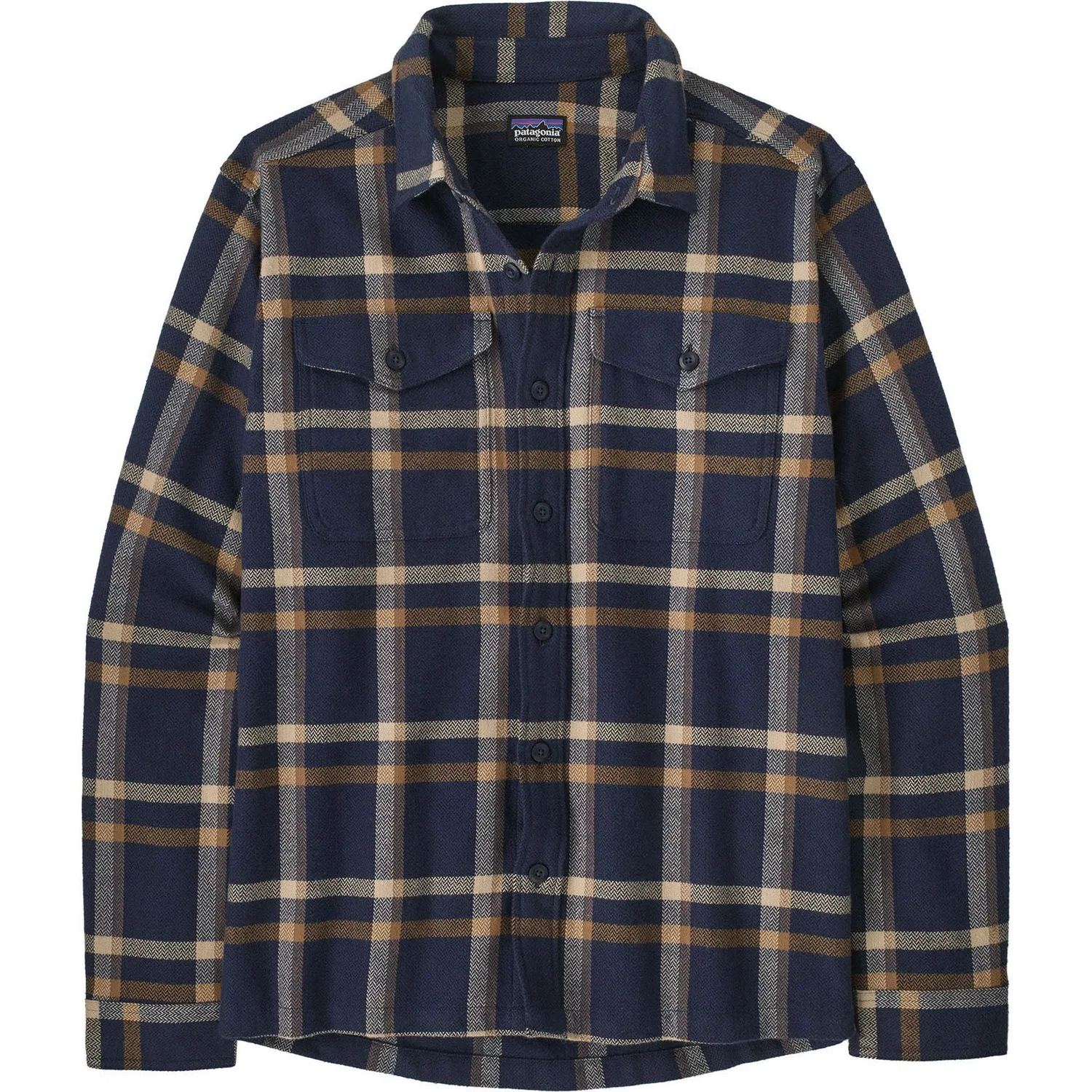 Рубашка фланелевая с длинным рукавом Fjord Flannel Patagonia, Crossing/New Navy