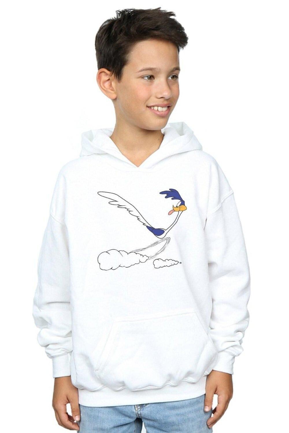 

Толстовка для бега Road Runner Looney Tunes, белый