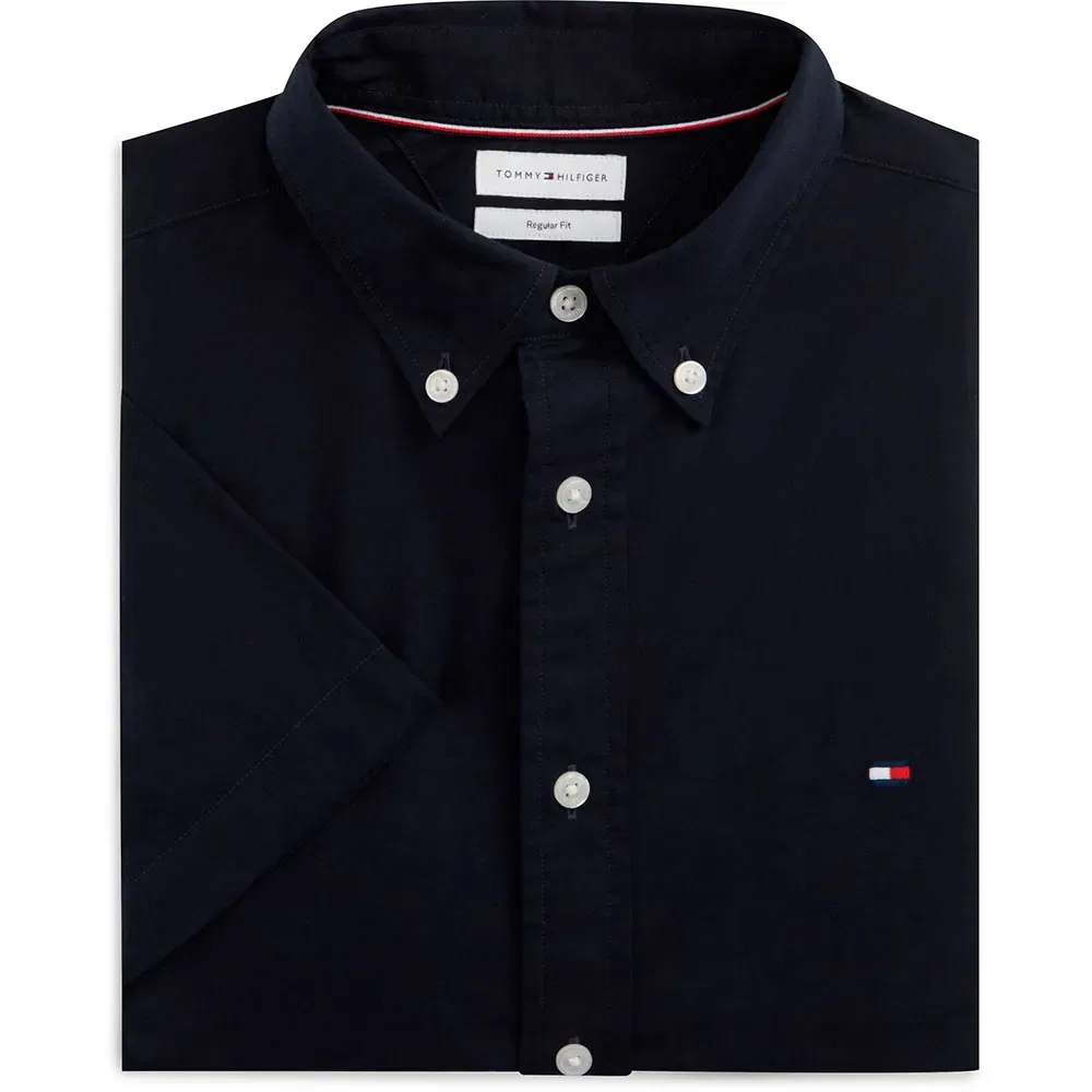 Рубашка с коротким рукавом Core Flex Tommy Hilfiger, синий — фото 4